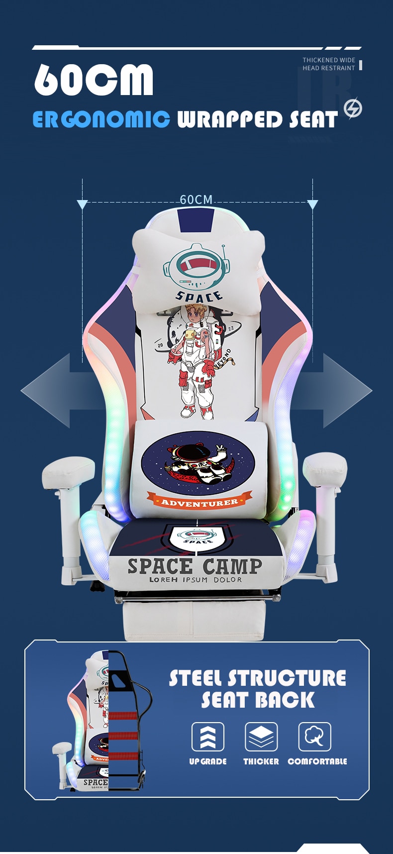 Space Camp Gaming Chair 13