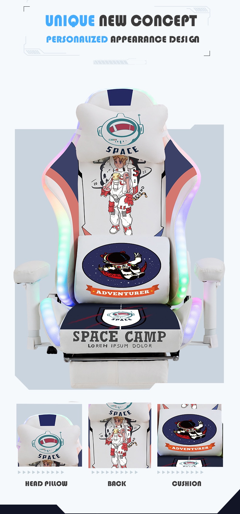 Space Camp Gaming Chair 14