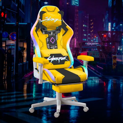 Cyberpunk Yellow Gaming Chair Computer Chair