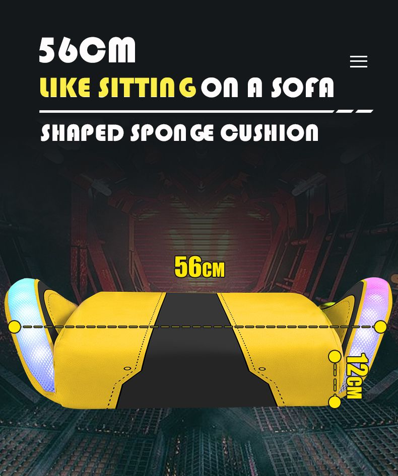 Cyberpunk Yellow Gaming Chair Computer Chair 4