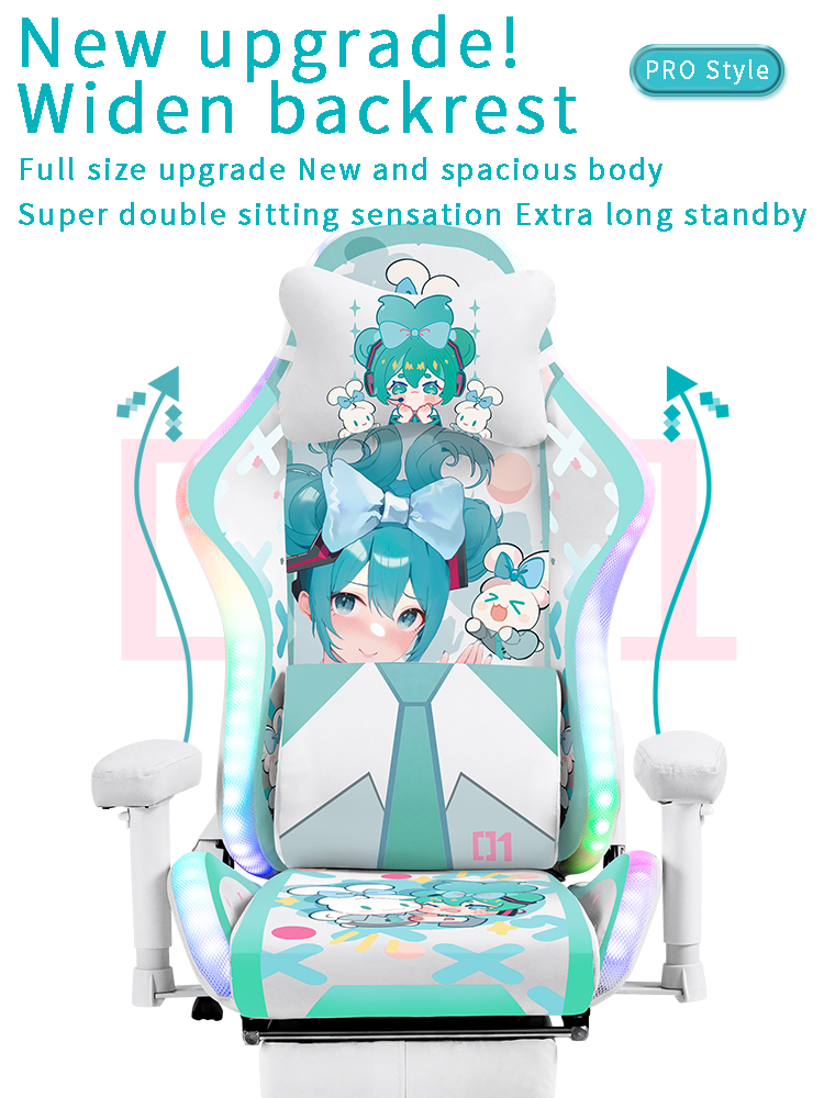 Hatsune Miku Anime Style Gaming Chair Girls Cute 2