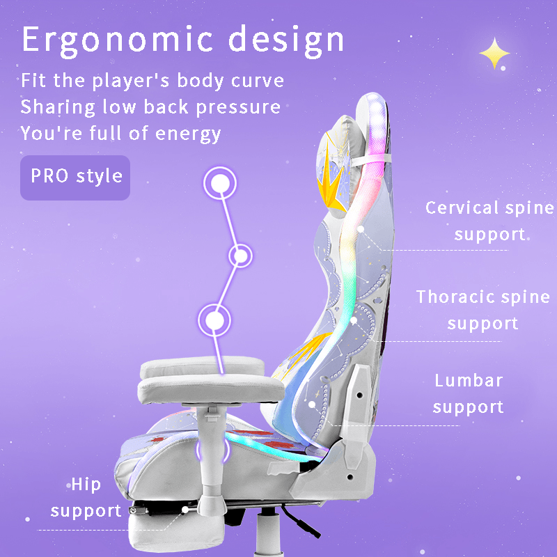 Astronaut gaming chair girls cute 3