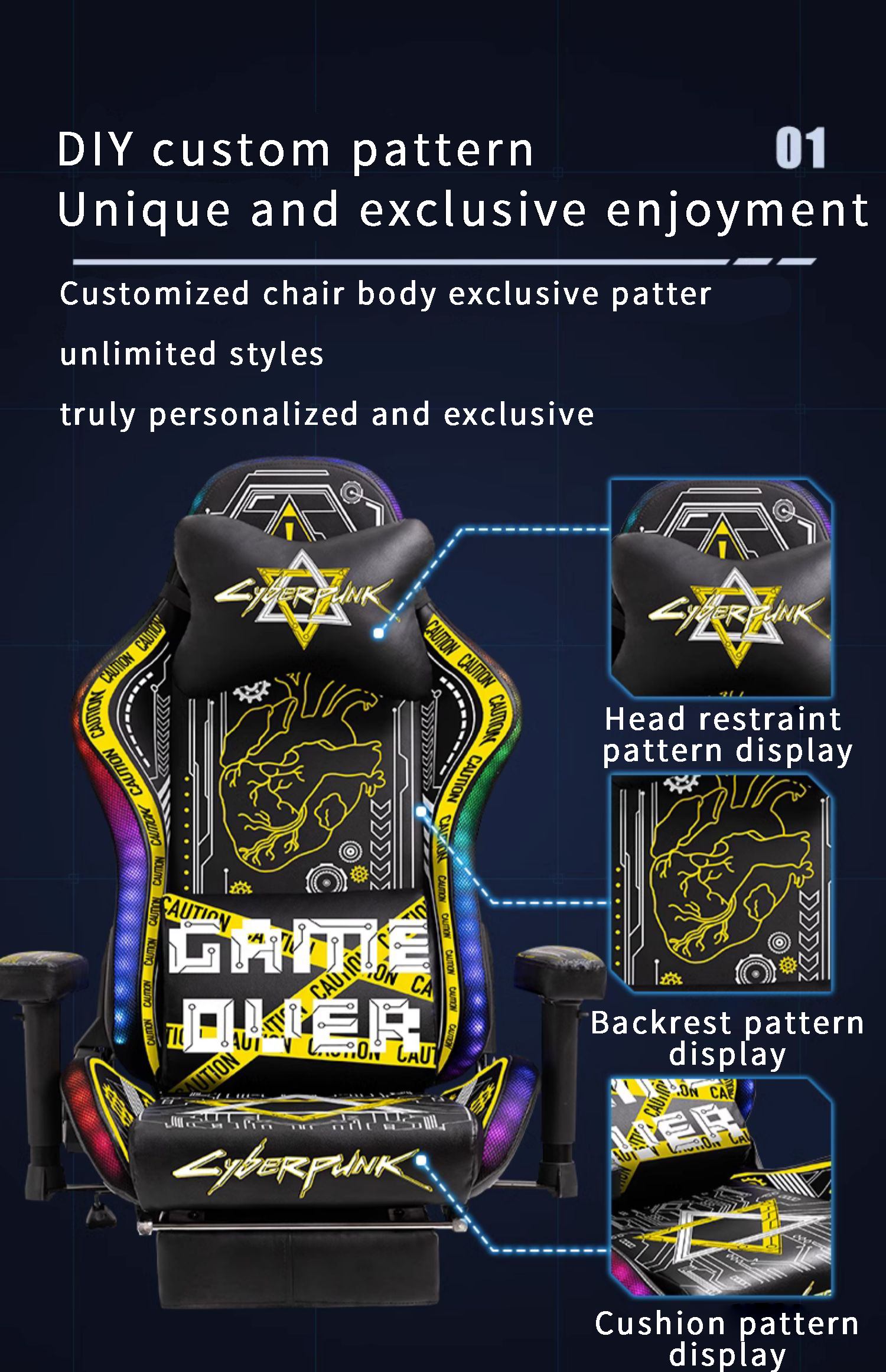 Black 2 Gaming Chair 3