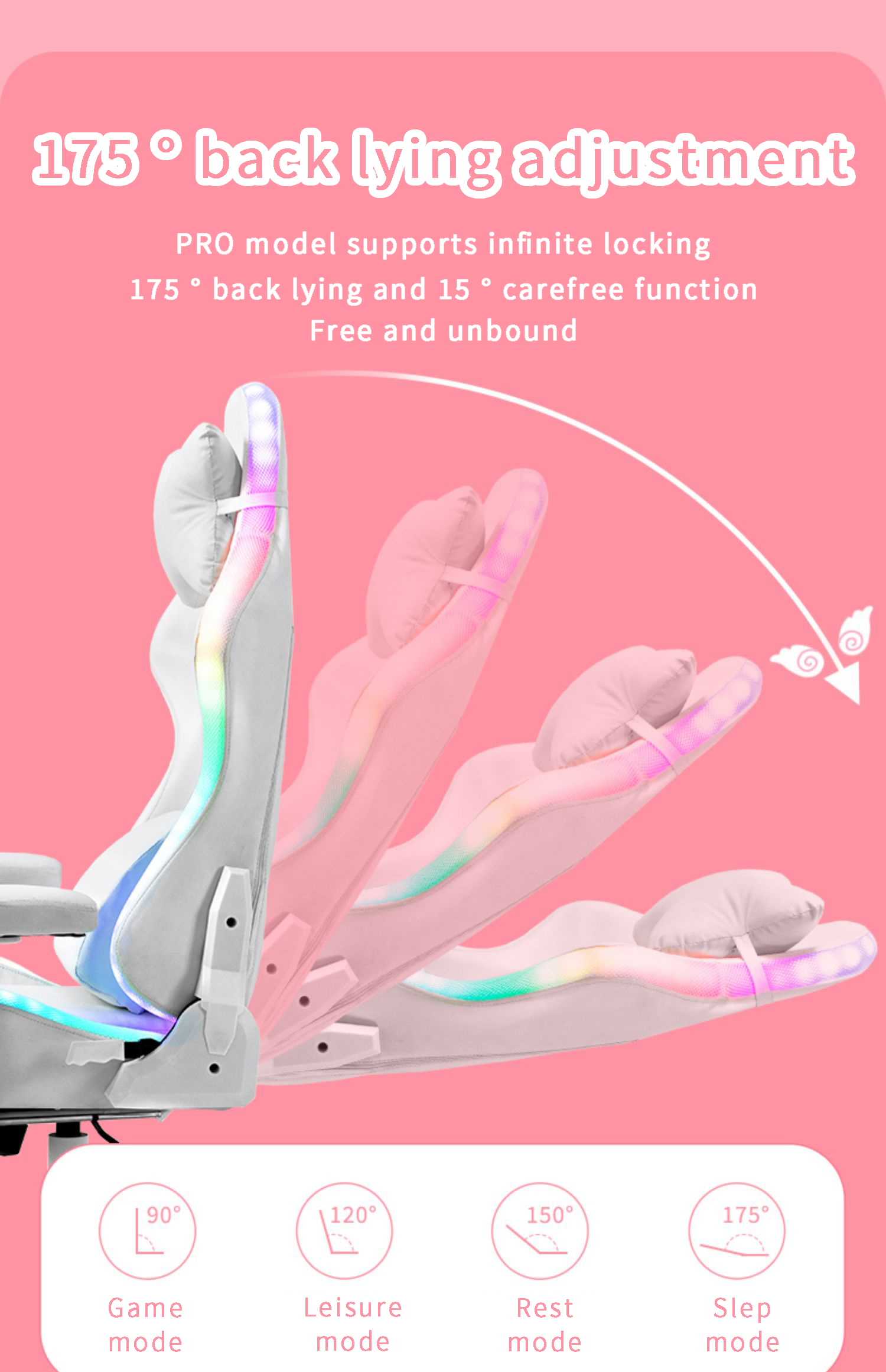 Pink2 Gaming Chair 3