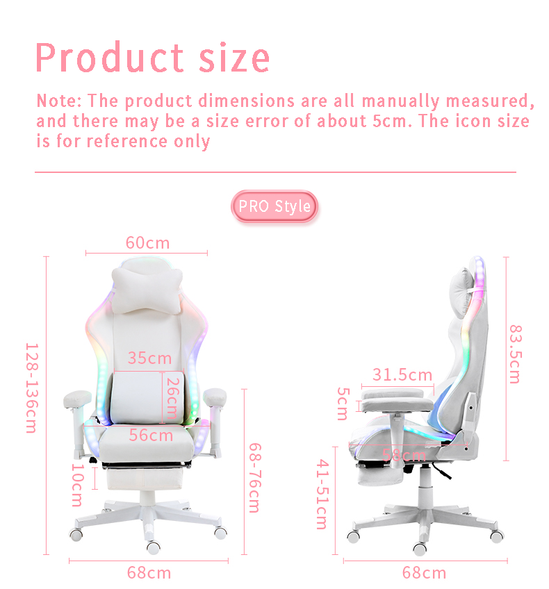 Pink2 Gaming Chair 9